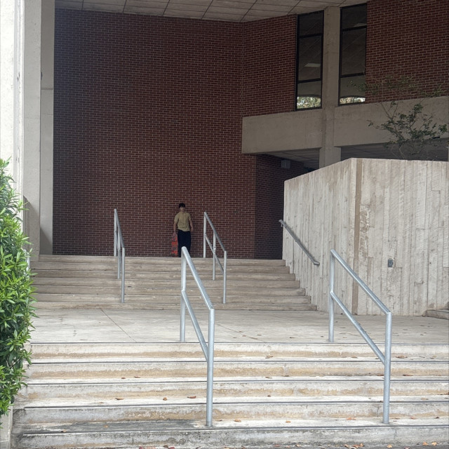 downrail n stairs