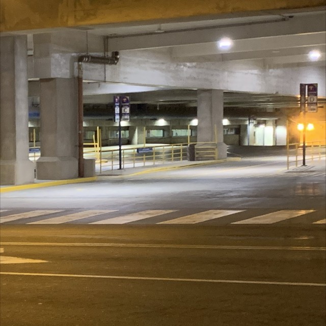 In transit parking garage off Washington 