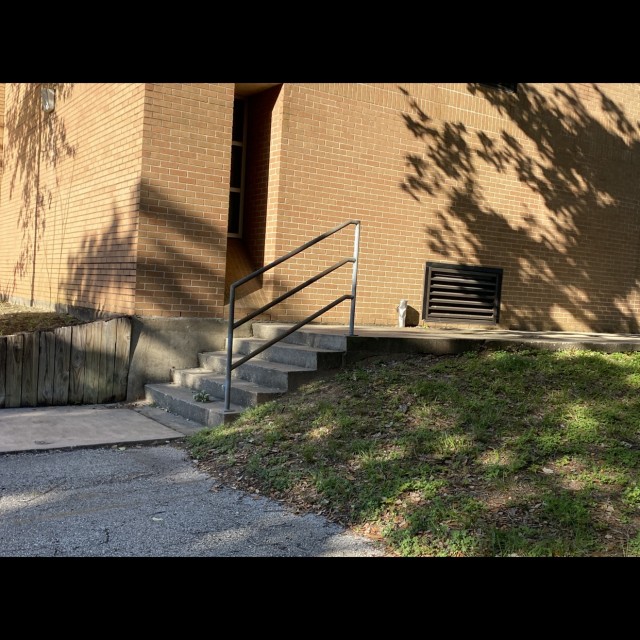 De Zavala 5 stair and hand rail