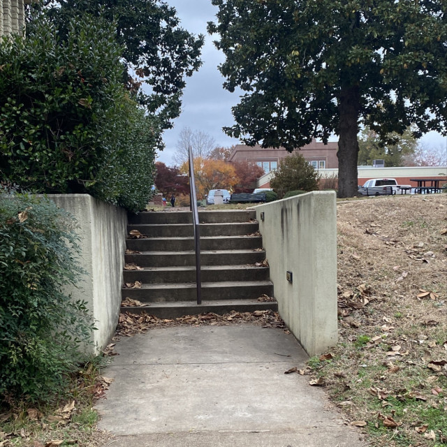 6 stair rail by smith hall