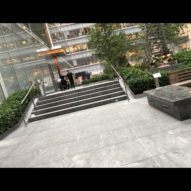 5 stair and ledge near west 43rd street