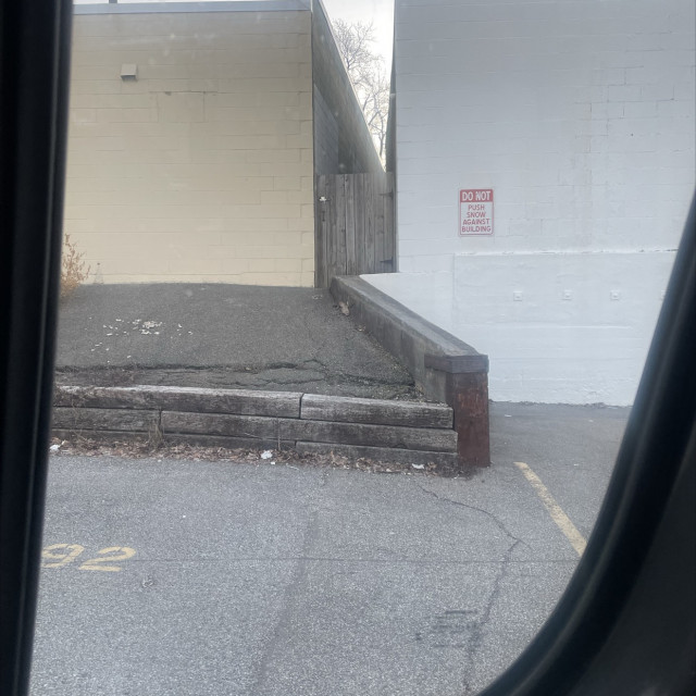 Ledge to wall