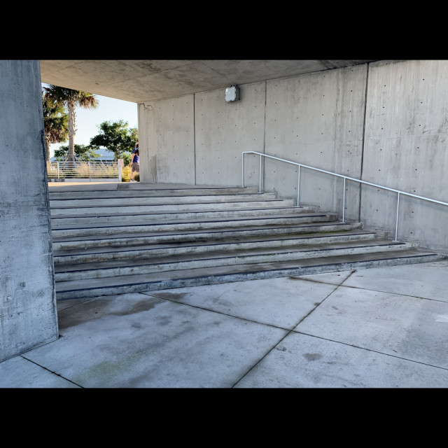 Crazy stair set under st Pete pier