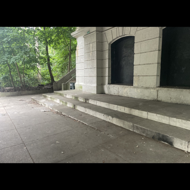 Homeless stairs