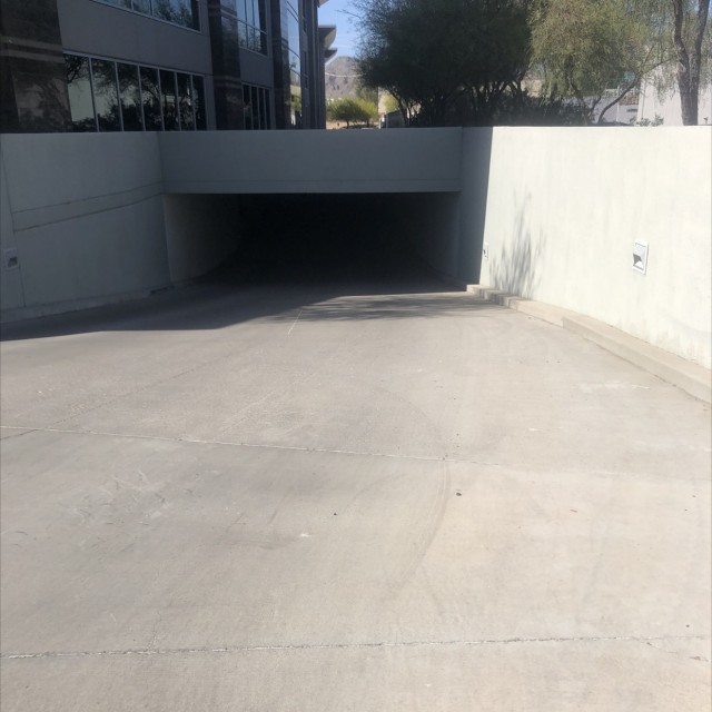 Downhill Parking Garage 