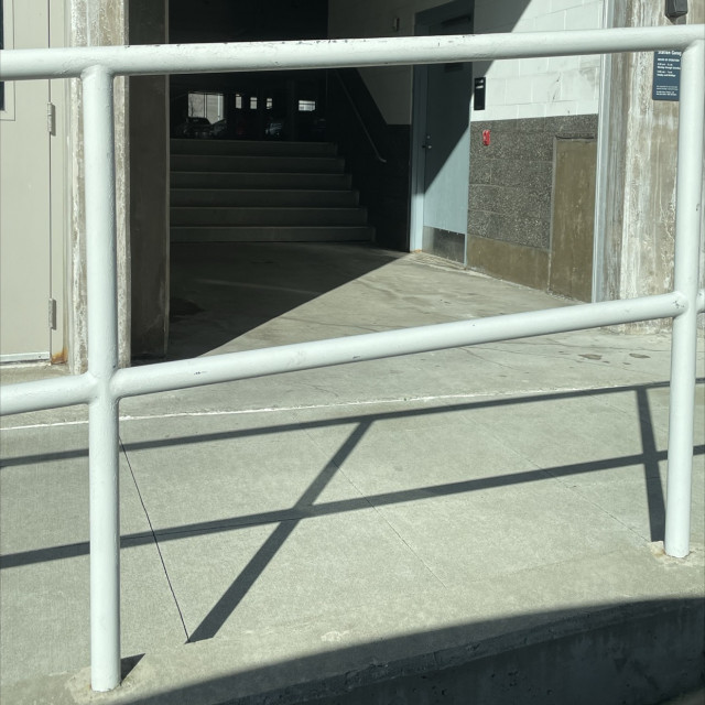 Parking garage and 6 stair 