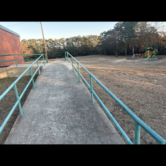 Many handrails 