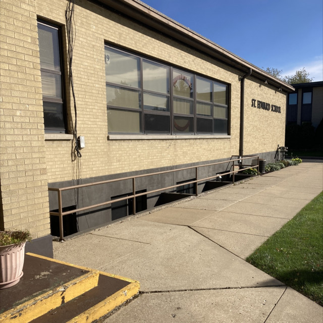 St. Edward school rails