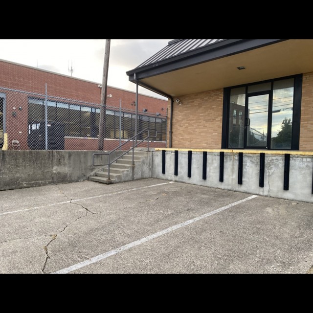 Loading dock rail