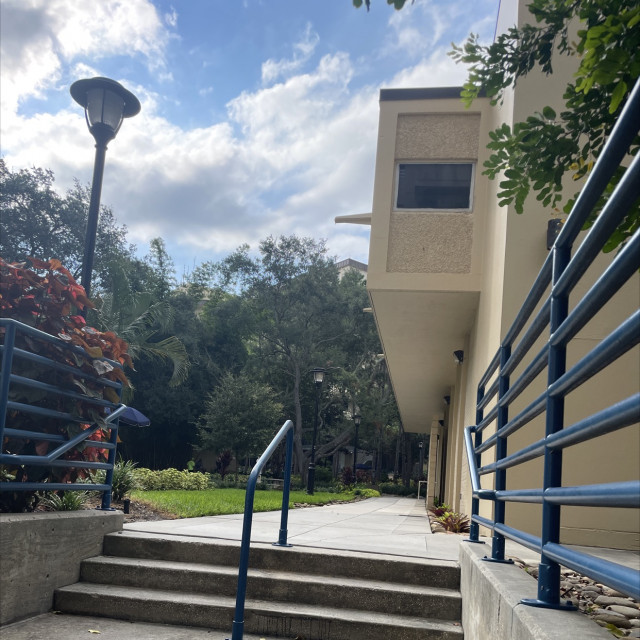 Hospital 3 stair with little rail