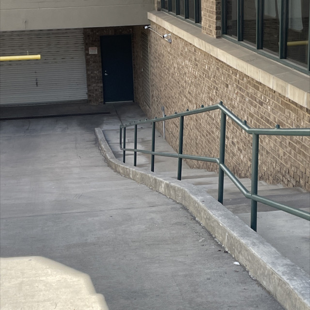 Grind down curb