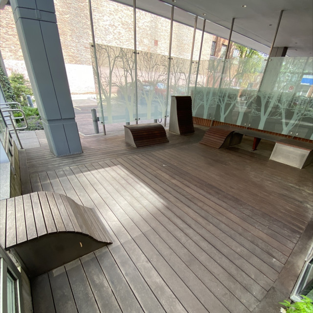 Slope benches 
