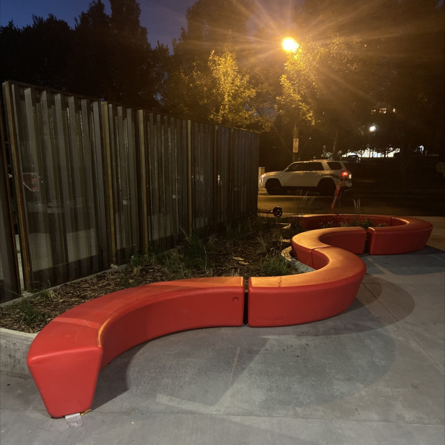 Curved Plastic Ledge