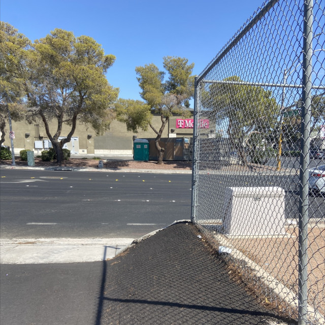 Bank to fence