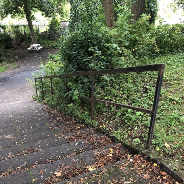 High square down rail