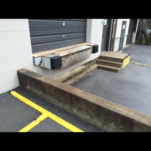 Ledge hop/tires or angle iron after