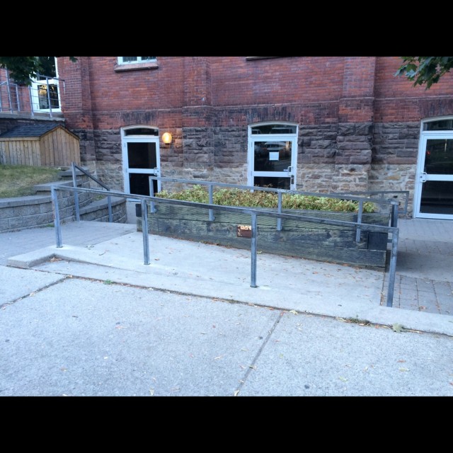 Sidewalk Handicap Rail