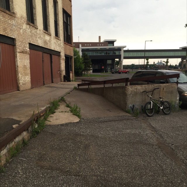 Loading dock rails 