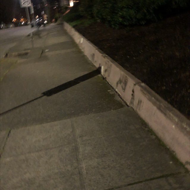 ledge to hill