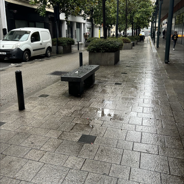 Tall bench