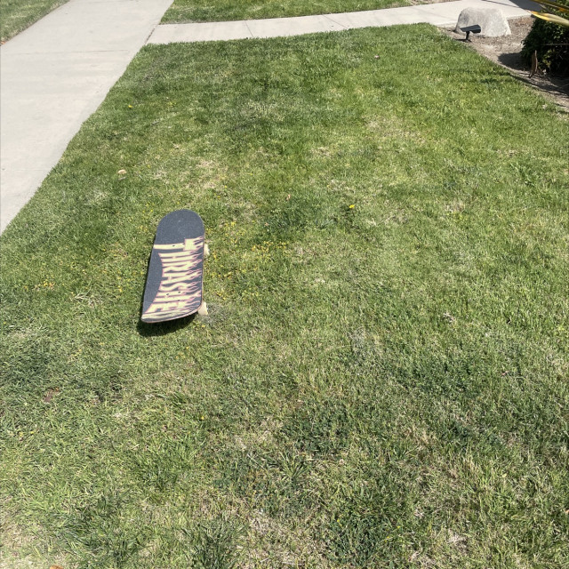 Sick little grass to practice tricks