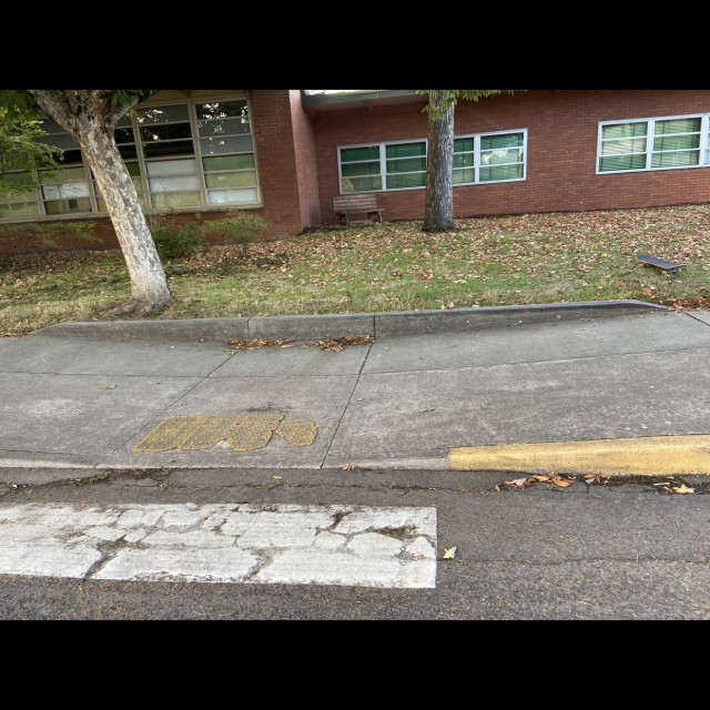 MEEK school waxed curb 