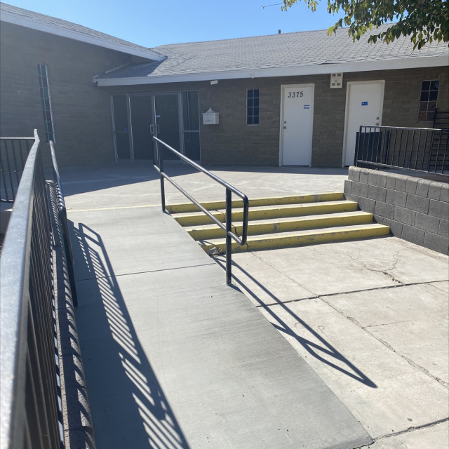 Preschool handrail 3 stair 
