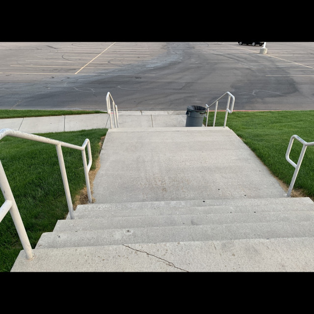 Double 5 stair + gap/rail