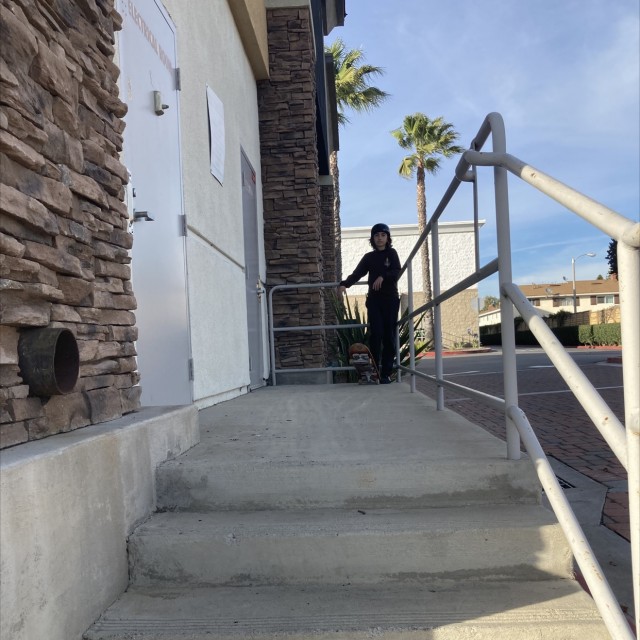 3 stair into grass