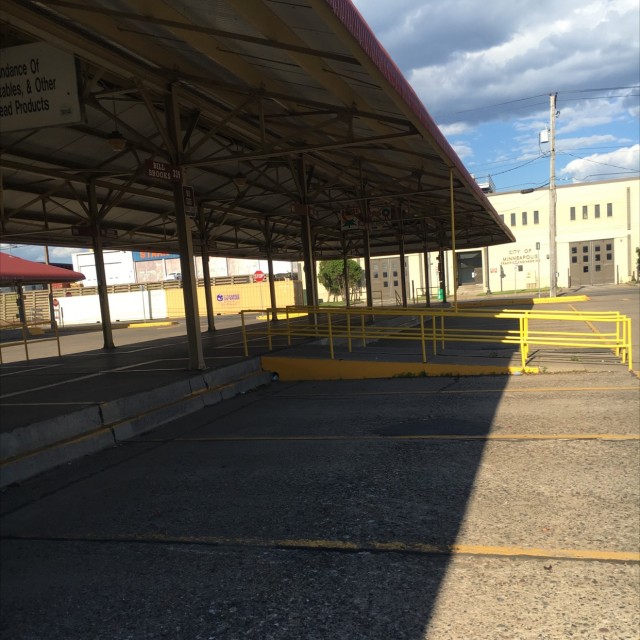 Abandoned farmers market