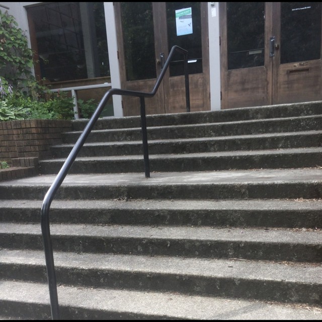 Hella big down rail 