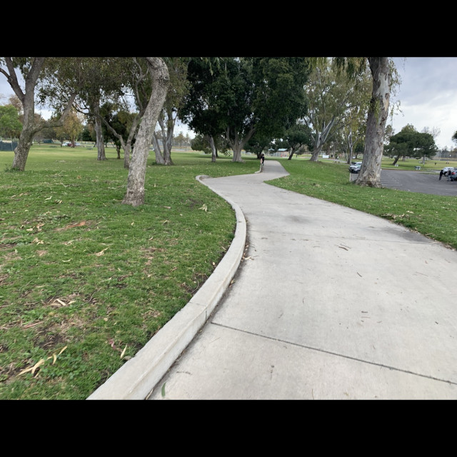 Down Hill with curb