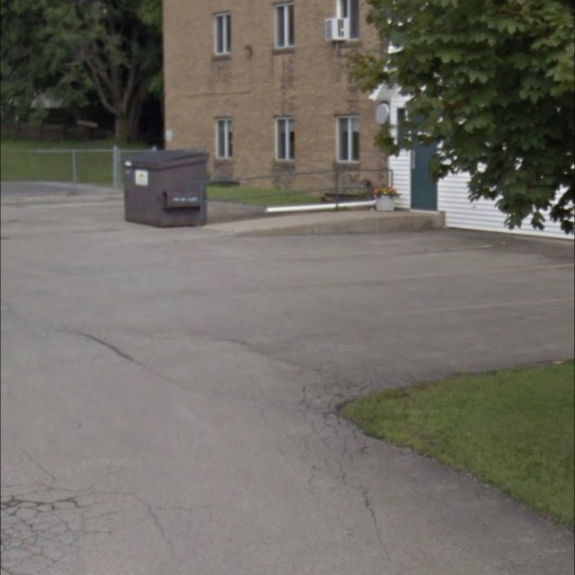 parking lot with ramp 