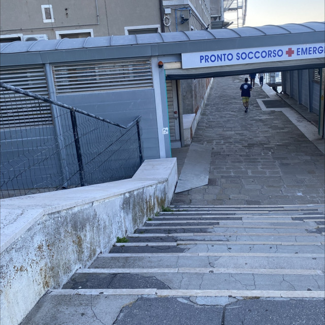 discesa in ospedale