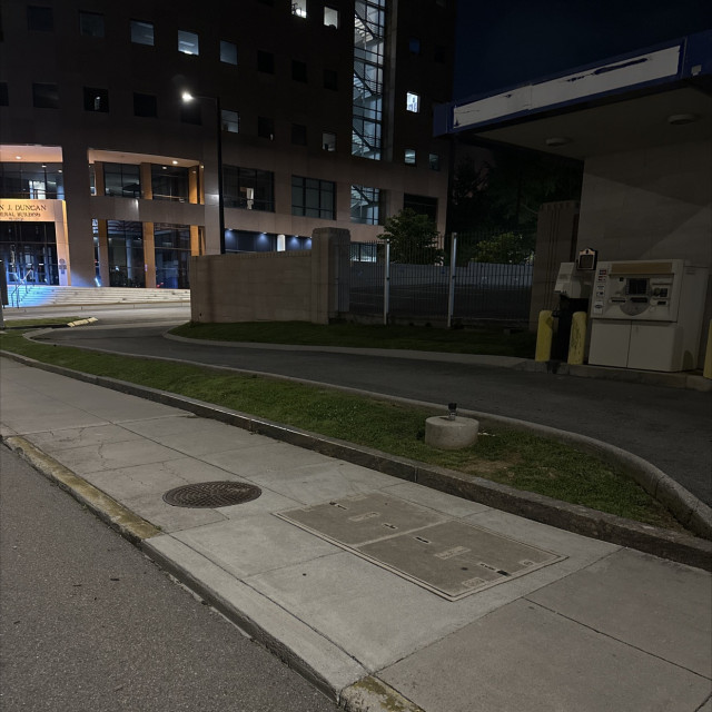 Locust street granite ledge 