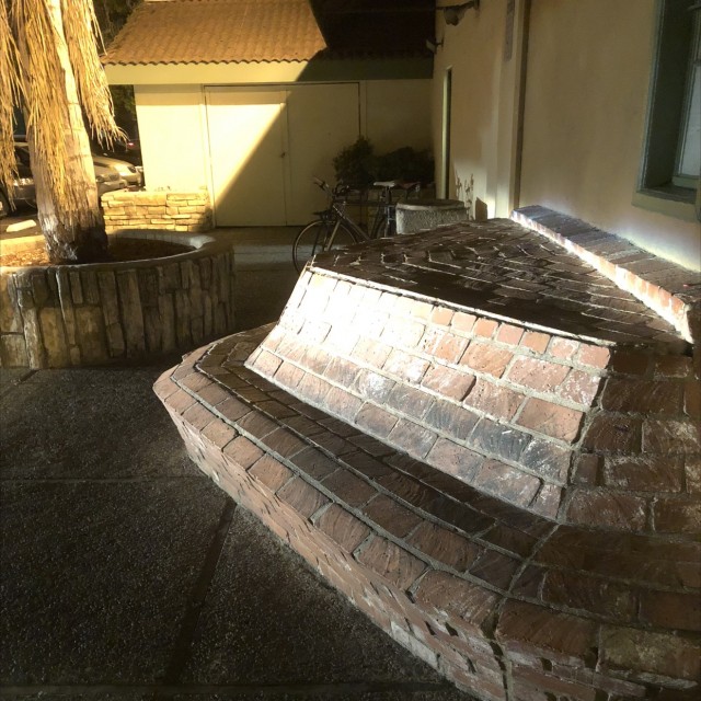 Brick bench 