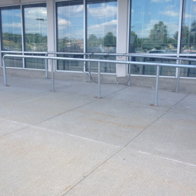 Smooth+high railing