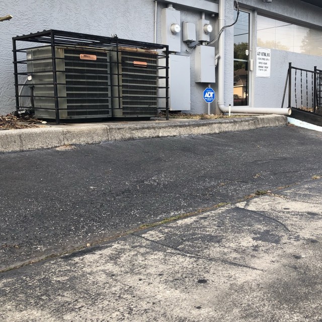 Medical building small bank to curb 