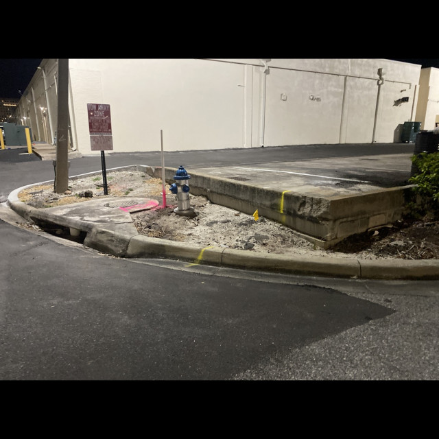 Parking lot gap