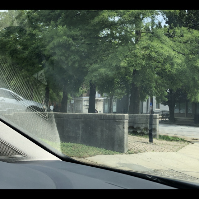 Crusty flat ledges out of lot