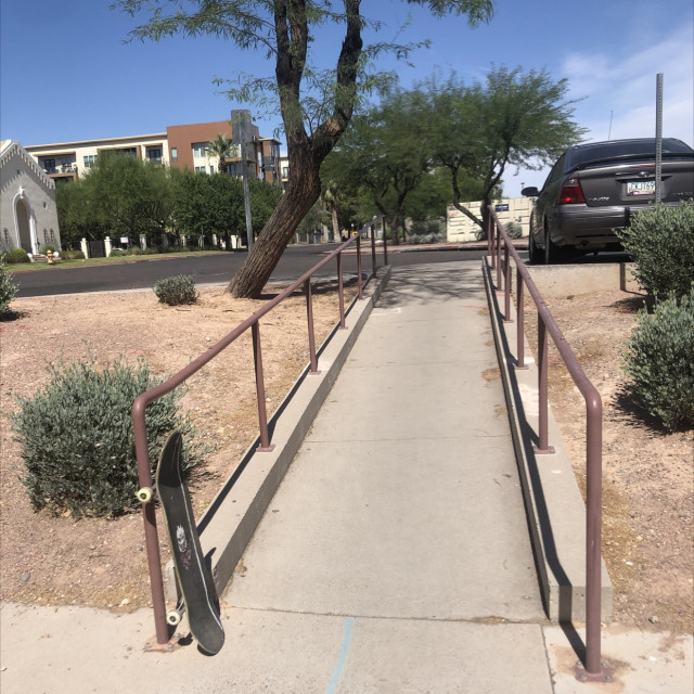 Long Handrail by Library 