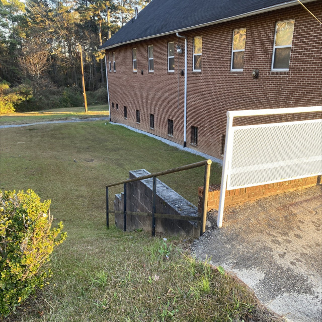 Zion Baptist rails