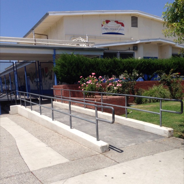 Fair avenue school rails