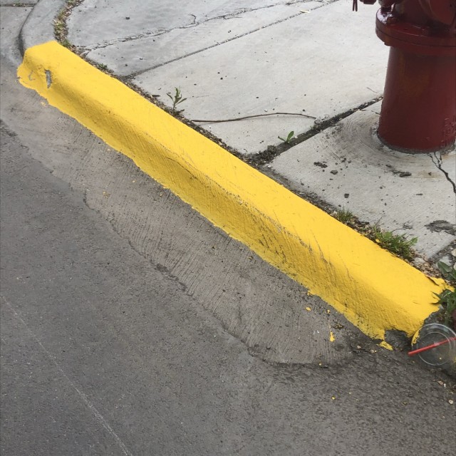 Nice waxed yellow slappie curb 