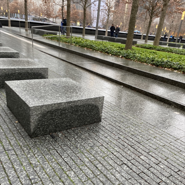 Twin towers memorial spots