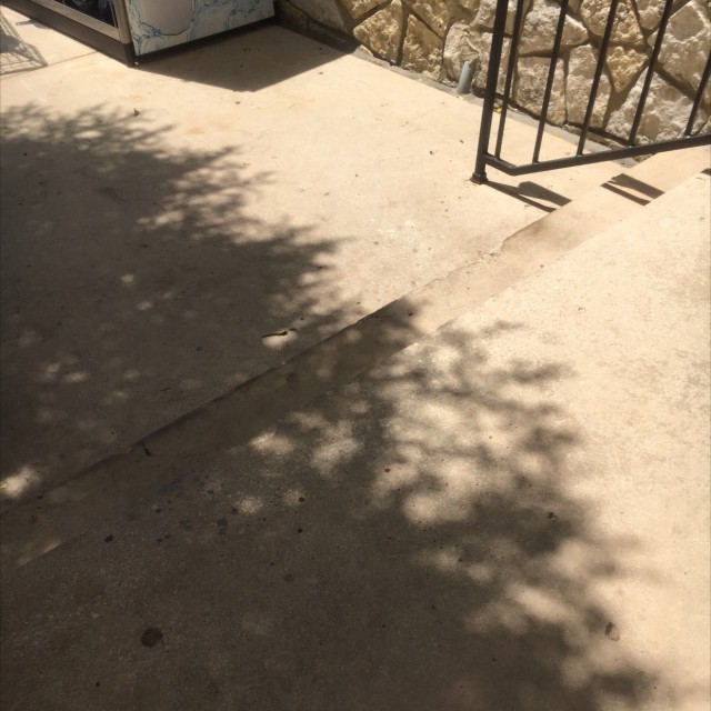 Stair to curb