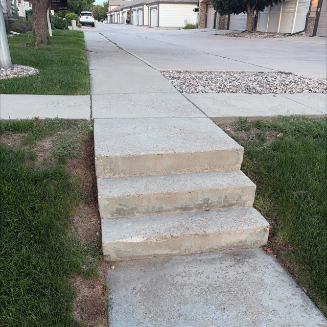 cool stair you land on grass