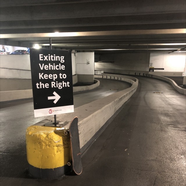 Sundial Parking Garage Ledges