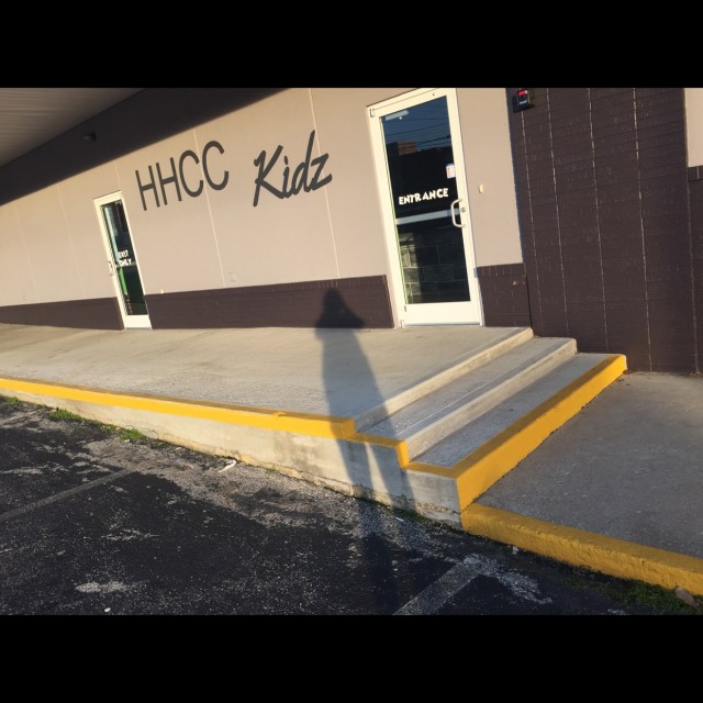 Stair and ledge 