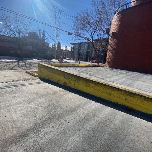 Parkade ledge